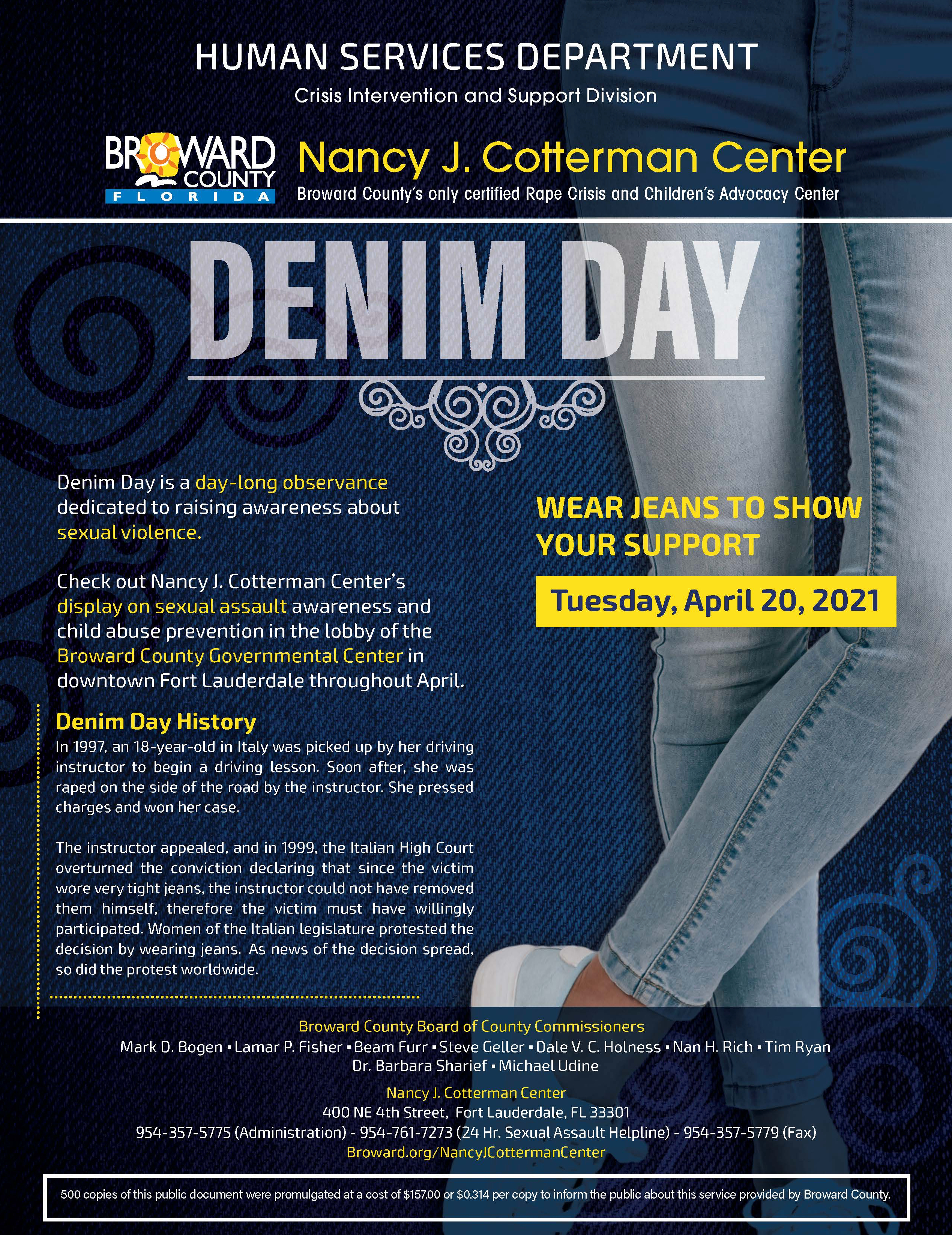 Denim Day Flyer