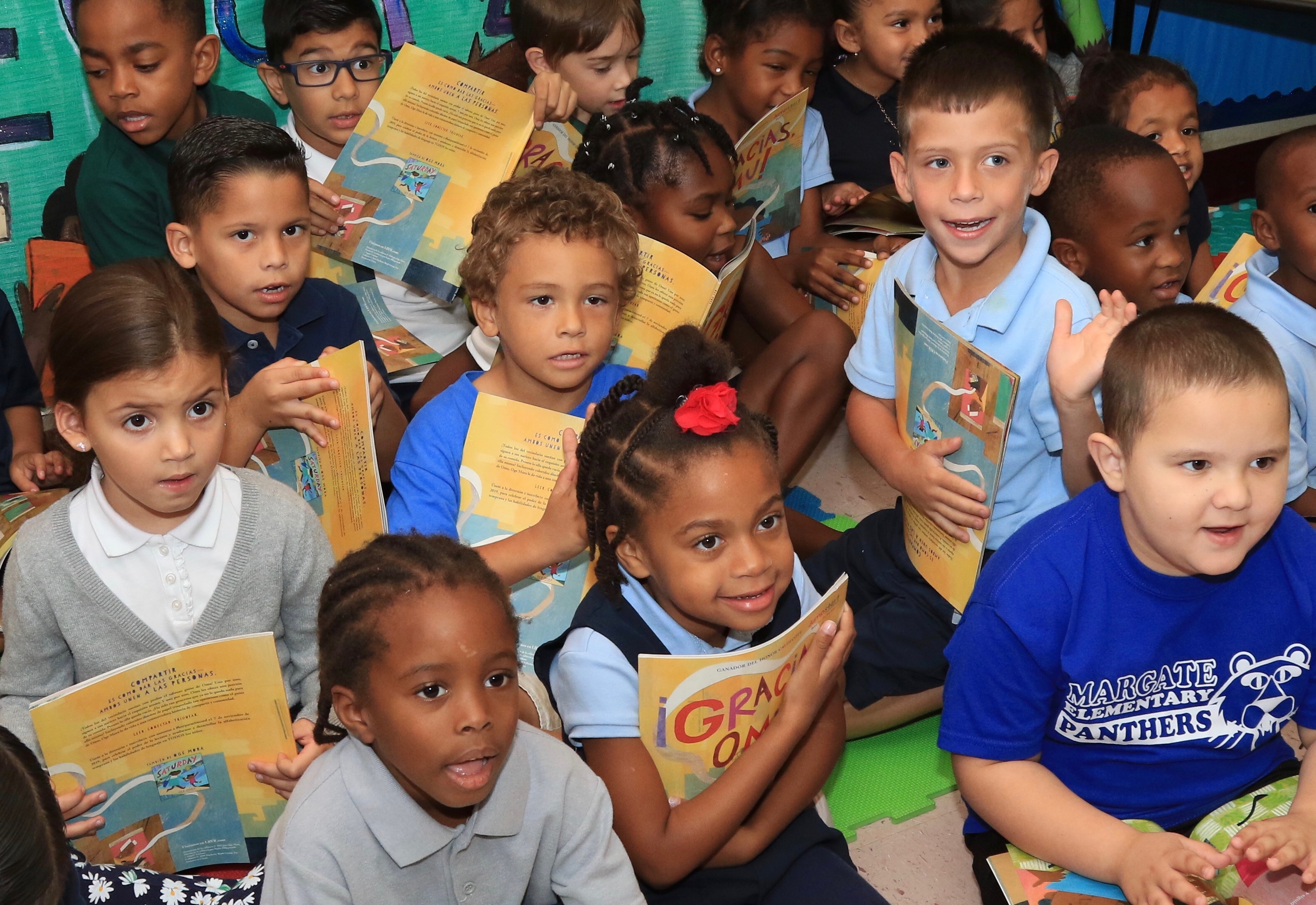 Multicultural group of children