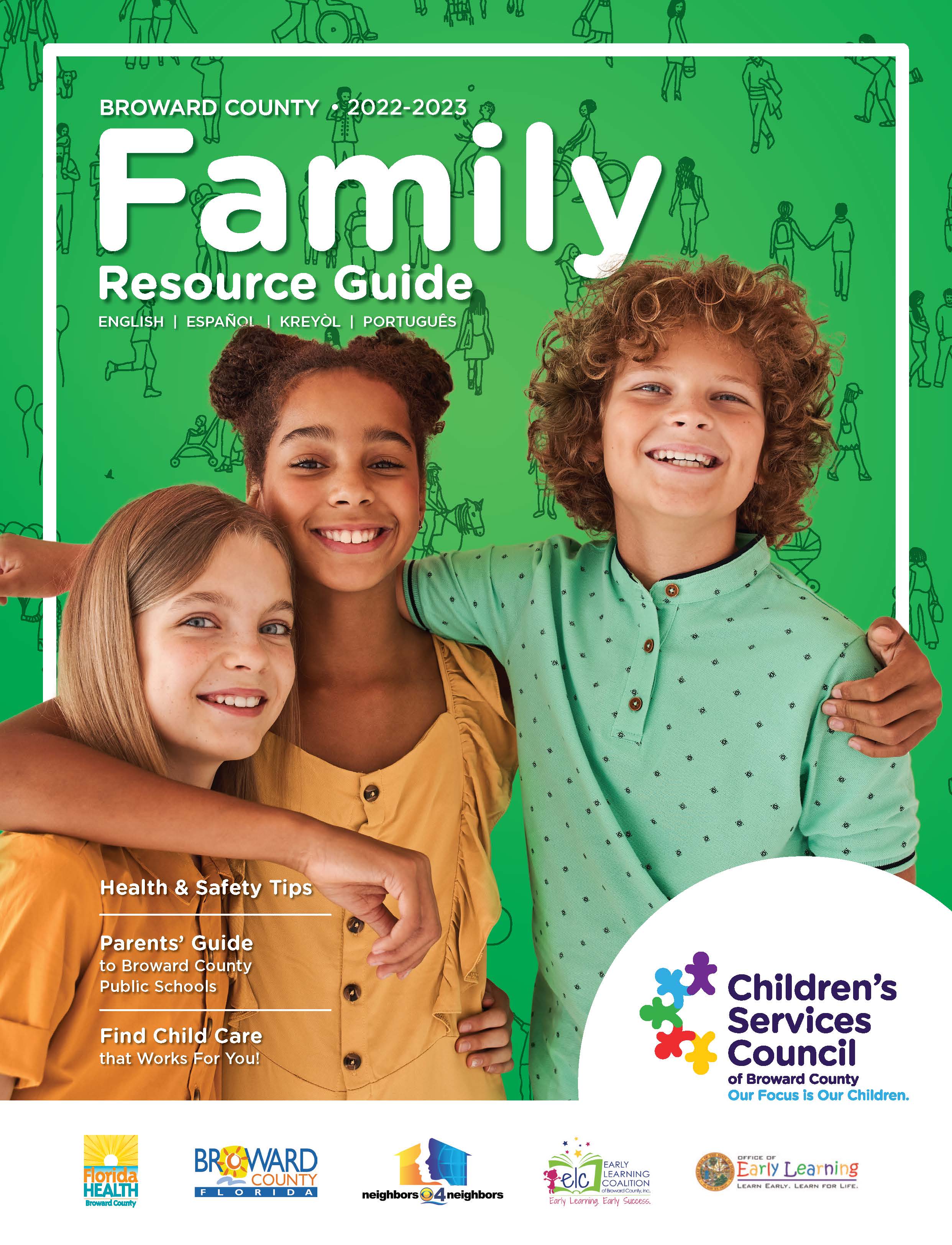Family Resource Guide children standing